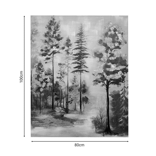 Πίνακας σε καμβά με πλαίσιο Foreso Inart 80x3x100εκ - Hippiehome.gr