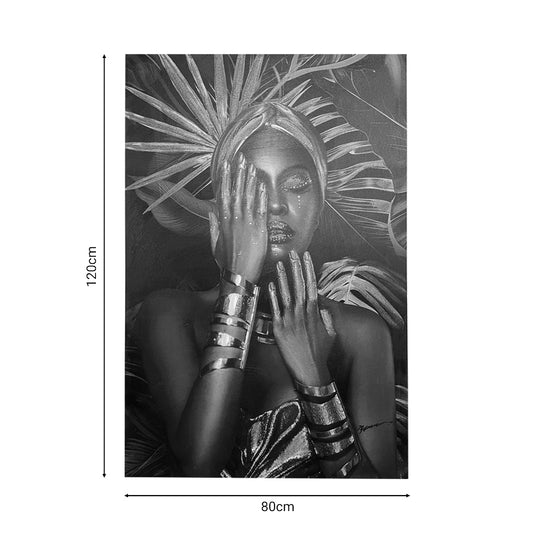 Πίνακας σε καμβά Umone Inart 80x3x120εκ - Hippiehome.gr