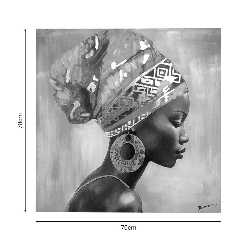 Πίνακας σε καμβά Mayo Inart 70x3x70εκ - Hippiehome.gr