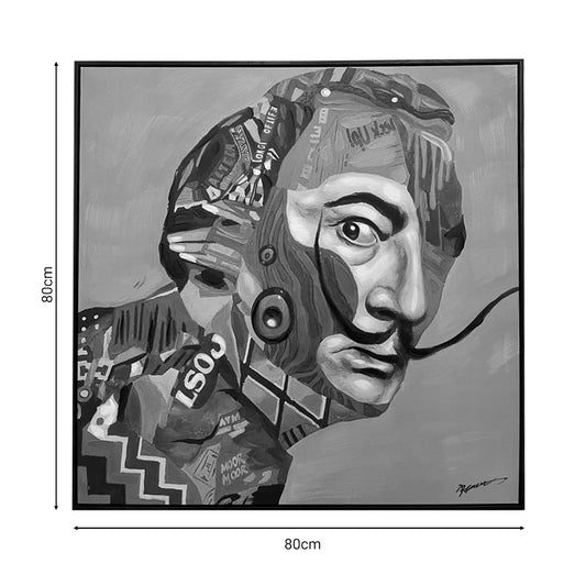 Πίνακας σε καμβά με πλαίσιο Eyelo Inart 80x3.5x80εκ - Hippiehome.gr