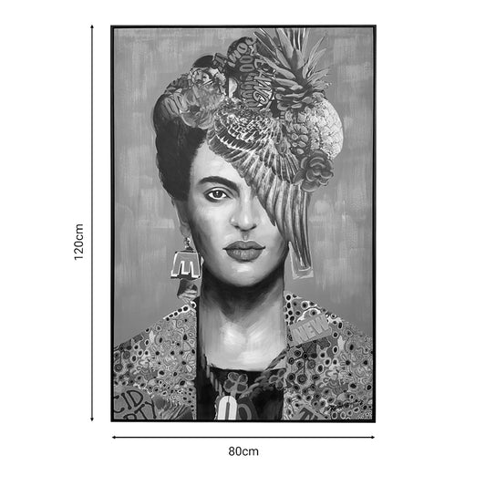 Πίνακας σε καμβά Frilo Inart με πλαίσιο 80x3x120εκ - Hippiehome.gr