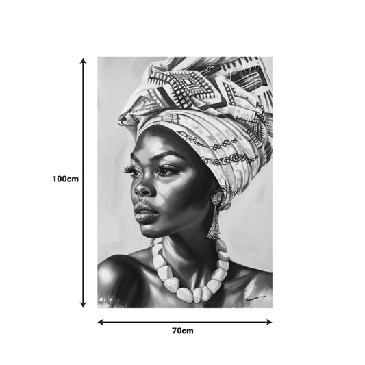 Πίνακας σε καμβά Zaira Ι Inart με πλαίσιο 70x3.5x100εκ - Hippiehome.gr