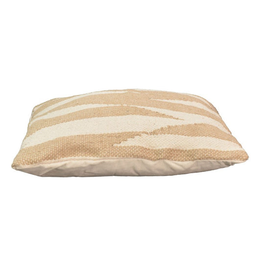 Μαξιλάρι Morfeus Inart μπεζ-εκρού ύφασμα 45x45x2.5εκ - Hippiehome.gr