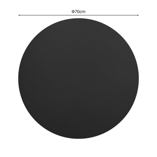 Επιφάνεια τραπεζιού Sensie pakoworld τ.Werzalit ανθρακί Φ70εκ - Hippiehome.gr