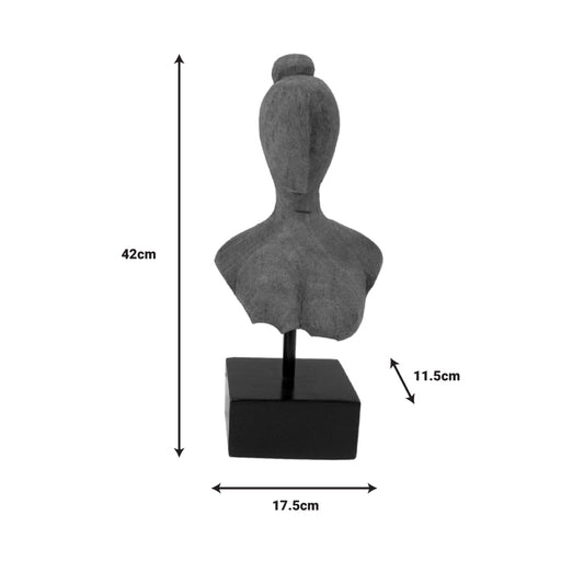 Επιτραπέζιο διακοσμητικό Lafia Inart φυσικό μάνγκο ξύλο-μέταλλο 17.5x11.5x42εκ - Hippiehome.gr