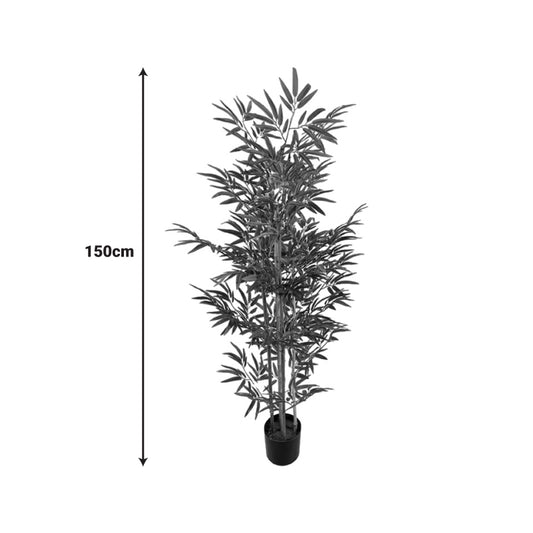 Διακοσμητικό φυτό Bamboo σε γλάστρα Inart πράσινο pp Υ150εκ - Hippiehome.gr