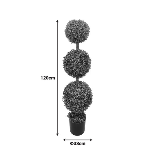 Διακοσμητικό φυτό Bolla IIΙ σε γλάστρα Inart πράσινο pp Φ33x120εκ - Hippiehome.gr