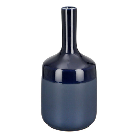 Βάζο Bottle "Sky" Κεραμικό Μπλε PU H. 25 cm D. 12 cm - Hippiehome.gr