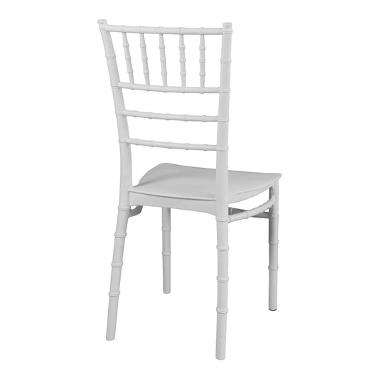 Καρέκλα Tiffany pakoworld pp σε λευκή απόχρωση 40x40x88εκ - Hippiehome.gr