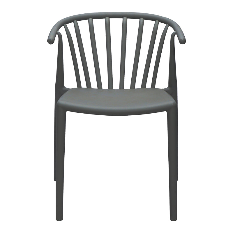 Πολυθρόνα Zelma pakoworld pp σε ανθρακί απόχρωση 55x53x73εκ - Hippiehome.gr