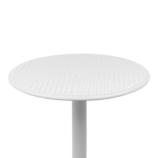 Τραπέζι Merkon pakoworld pp σε λευκή απόχρωση Φ60x75εκ - Hippiehome.gr