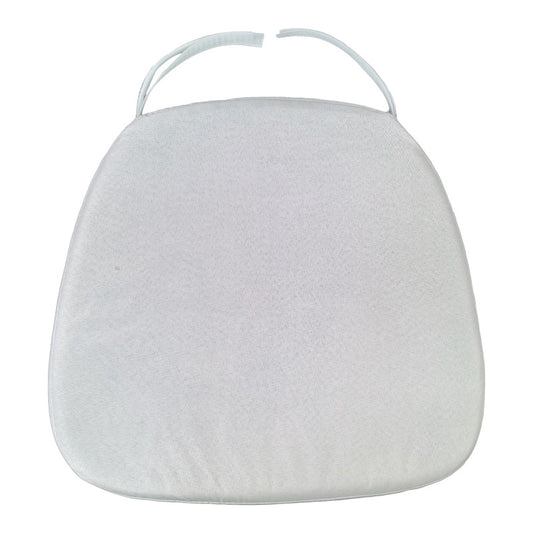 Μαξιλάρι Tiffany pakoworld ύφασμα σε λευκή απόχρωση 40.5x38.5x4εκ - Hippiehome.gr