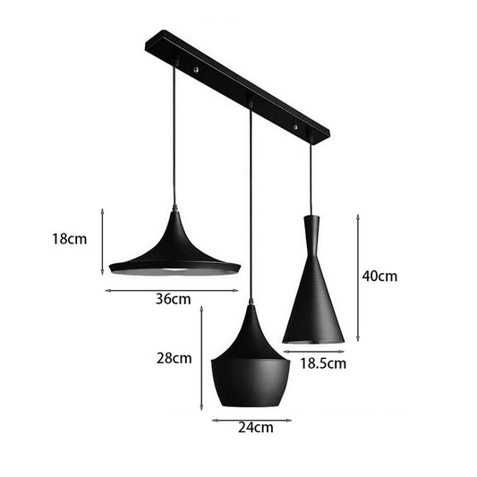 Φωτιστικό οροφής τρόφωτο Latren Ι pakoworld μαύρο-χρυσό μέταλλο 84x30x100εκ - Hippiehome.gr