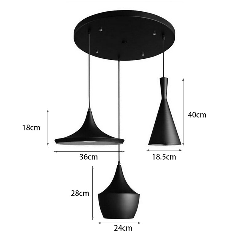 Φωτιστικό οροφής τρόφωτο Latren ΙΙ pakoworld μαύρο-χρυσό μέταλλο 50x50x100εκ - Hippiehome.gr