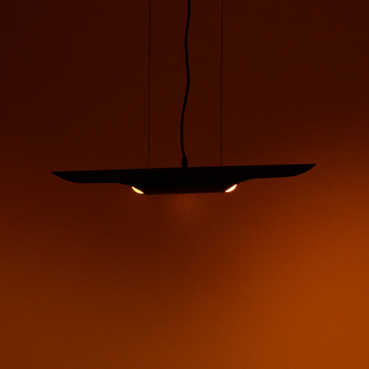 Φωτιστικό οροφής Gikline pakoworld μαύρο-χρυσό μέταλλο Φ60x6εκ - Hippiehome.gr