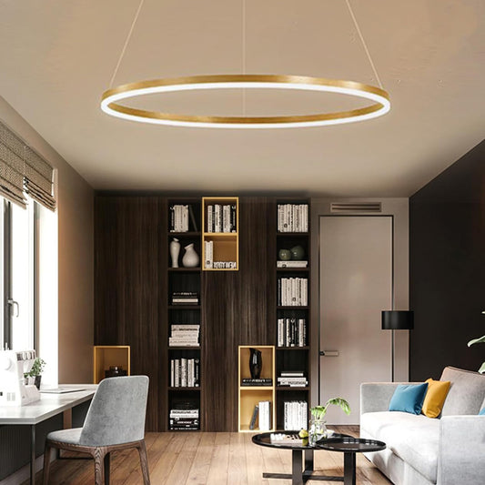 Φωτιστικό οροφής Nebrian pakoworld led μέταλλο χρυσό Φ60x15εκ - Hippiehome.gr