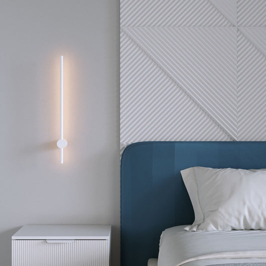 Φωτιστικό τοίχου Eftenbo pakoworld led μέταλλο λευκό Φ8x80εκ - Hippiehome.gr