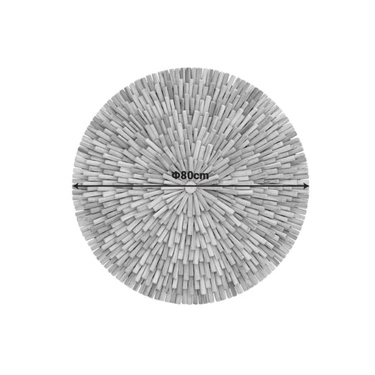 Διακοσμητικό τοίχου Decofy Inart drift ξύλο σε φυσική απόχρωση Φ80x5εκ - Hippiehome.gr