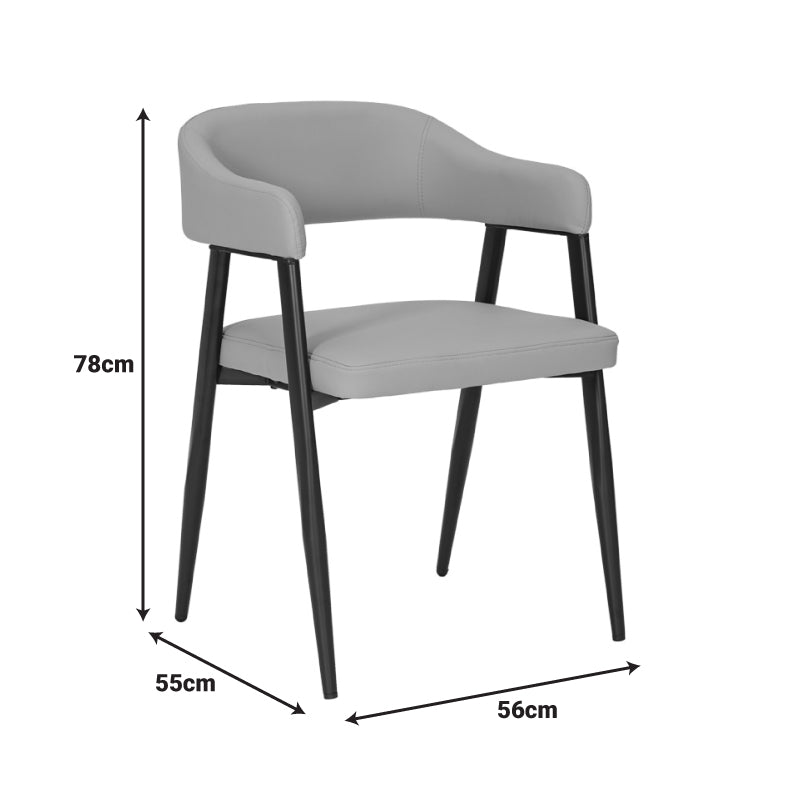 Πολυθρόνα Sezan pakoworld pu σε γκρι-μπεζ απόχρωση 56x55x78εκ - Hippiehome.gr