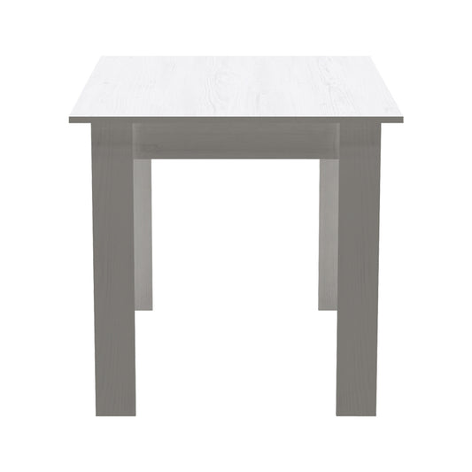 Τραπέζι Manka pakoworld σε λευκή απόχρωση 110x80x77εκ - Hippiehome.gr