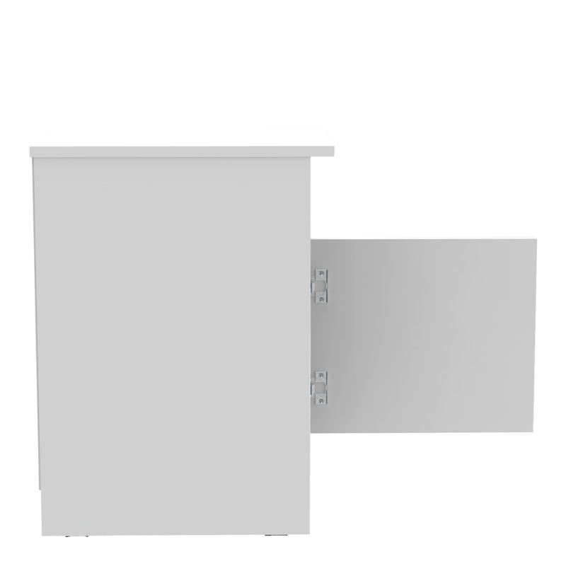 Κομοδίνο Galdi pakoworld σε λευκή απόχρωση 40x45x60εκ - Hippiehome.gr