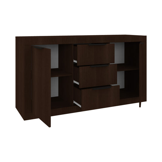 Μπουφές Doha pakoworld σε wenge απόχρωση 150x45x80.5εκ - Hippiehome.gr