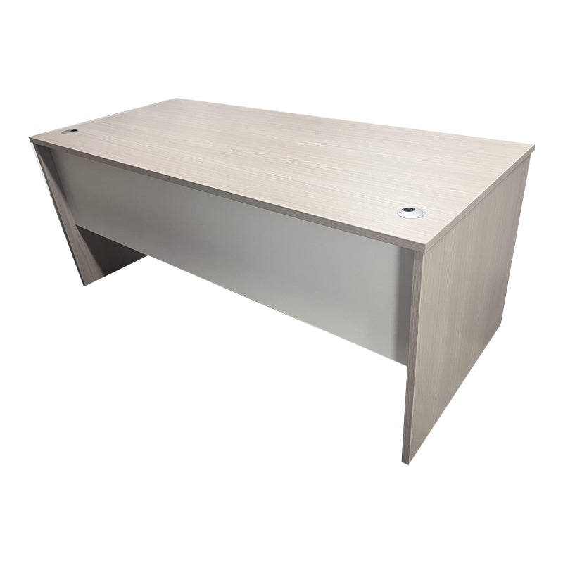 Γραφείο εργασίας Armadi pakoworld σε sonoma-λευκή απόχρωση 180x80x75εκ - Hippiehome.gr