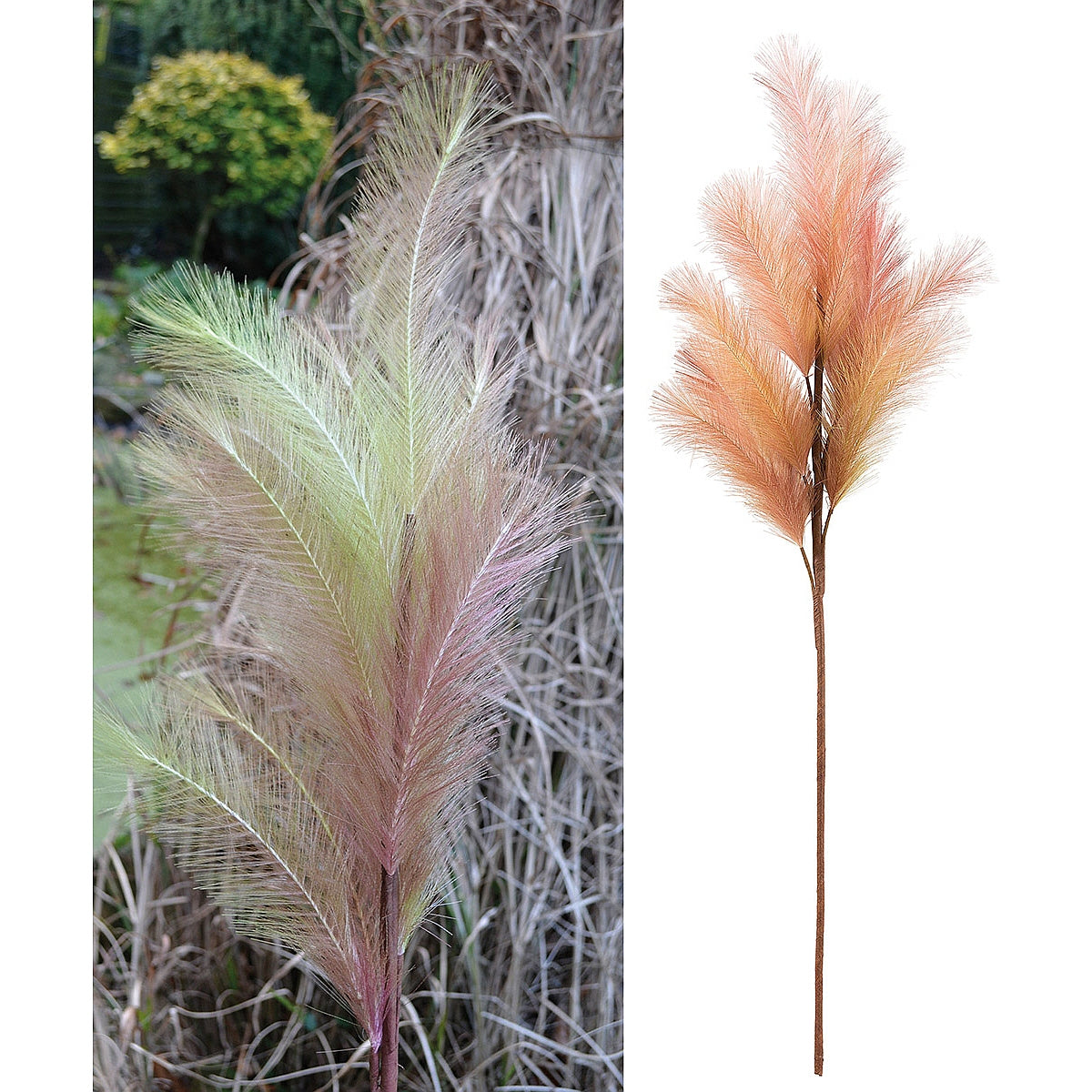 Κλαδί ArteLibre Τεχνητό Πορτοκαλί 2x34x95cm - Hippiehome.gr