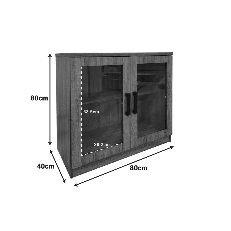 Παπουτσοθήκη-ντουλάπι Sapato pakoworld σε oak απόχρωση 80x40x80εκ - Hippiehome.gr