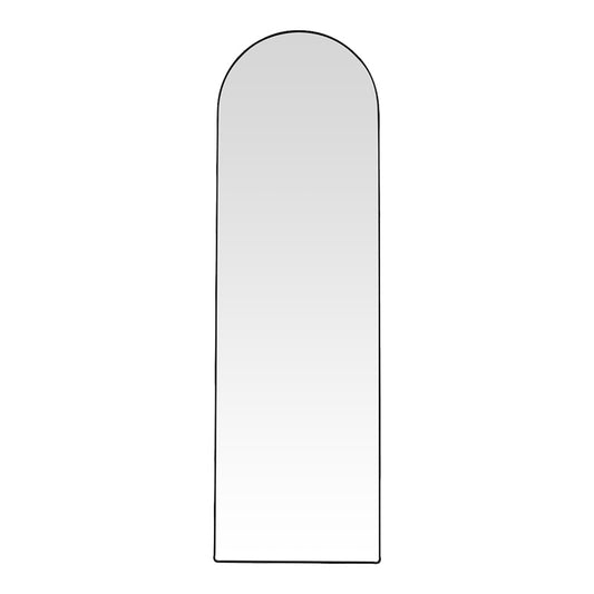 Καθρέπτης Plaza I pakoworld αλουμίνιο σε μαύρη απόχρωση 50x28x160εκ - Hippiehome.gr