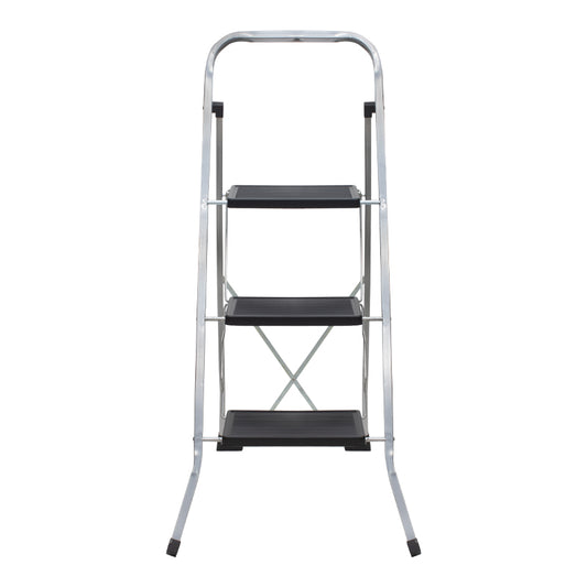 Σκαλοσκαμπό μεταλλικό 3 σκαλιών 70εκ. - Hippiehome.gr