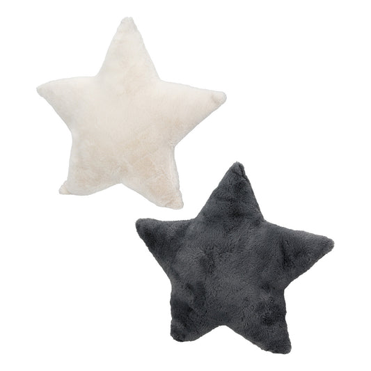 Cushion Star Textile Beige Grey 2 Assorted 45X13X43Cm 45X13X43Cm - Hippiehome.gr