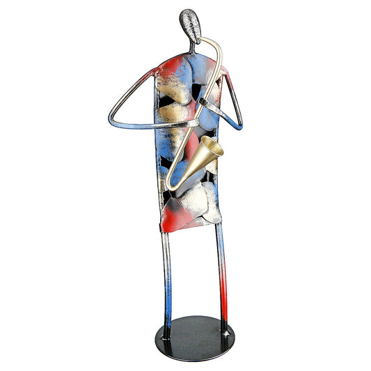 Διακοσμητικό ArteLibre Μουσικός Πολύχρωμο Μέταλλο 15.5x10.5x36.5cm Σε 2 Σχέδια - Hippiehome.gr