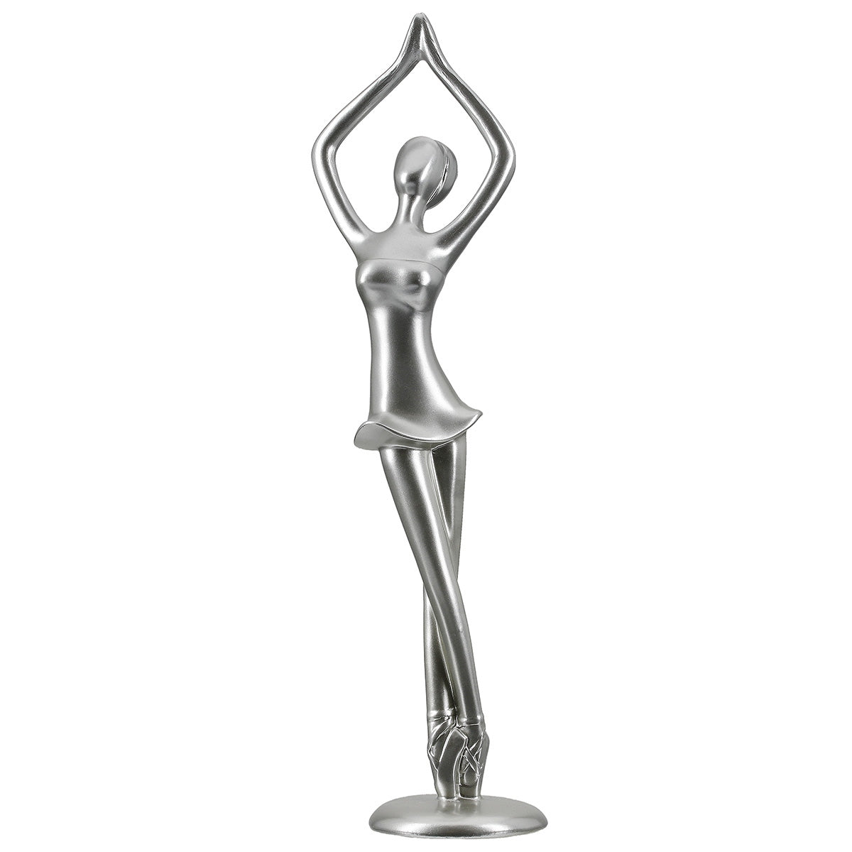 Φιγούρα Ballerina "Adeline" Πολυρεζίνη Ασημένιο PU Pcs. Assorted 10x9.5x29.5cm - Hippiehome.gr