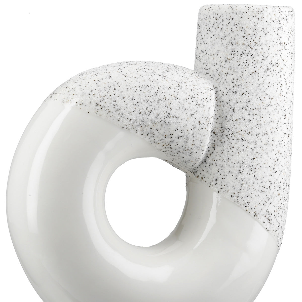 Perforated Βάζο "Poppy" Κεραμικό Λευκό PU 14x5x15cm - Hippiehome.gr