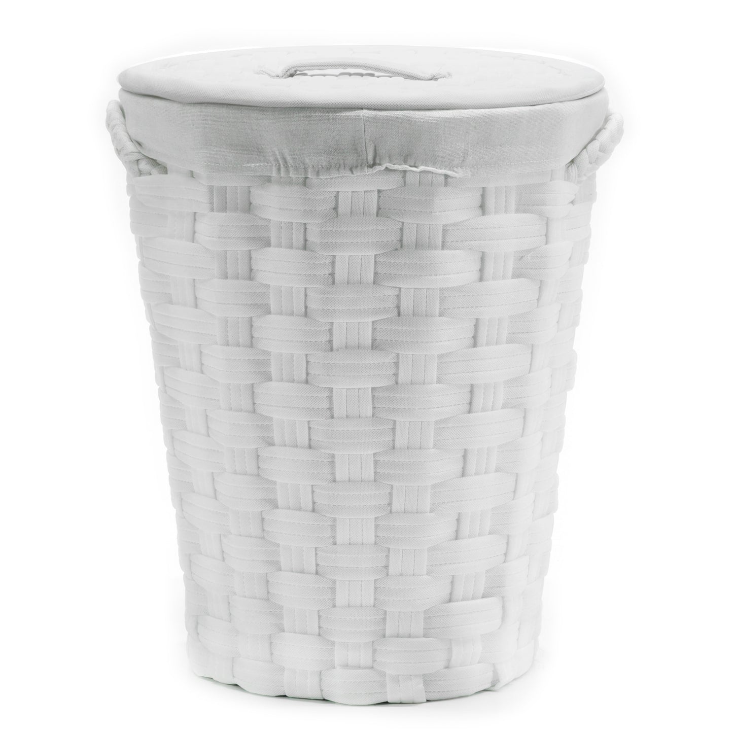 Καλάθι Απλύτων Λευκό Φ40x49cm - Hippiehome.gr