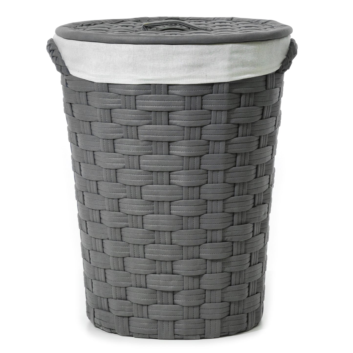 Καλάθι Απλύτων Γκρι Φ43cm - Hippiehome.gr