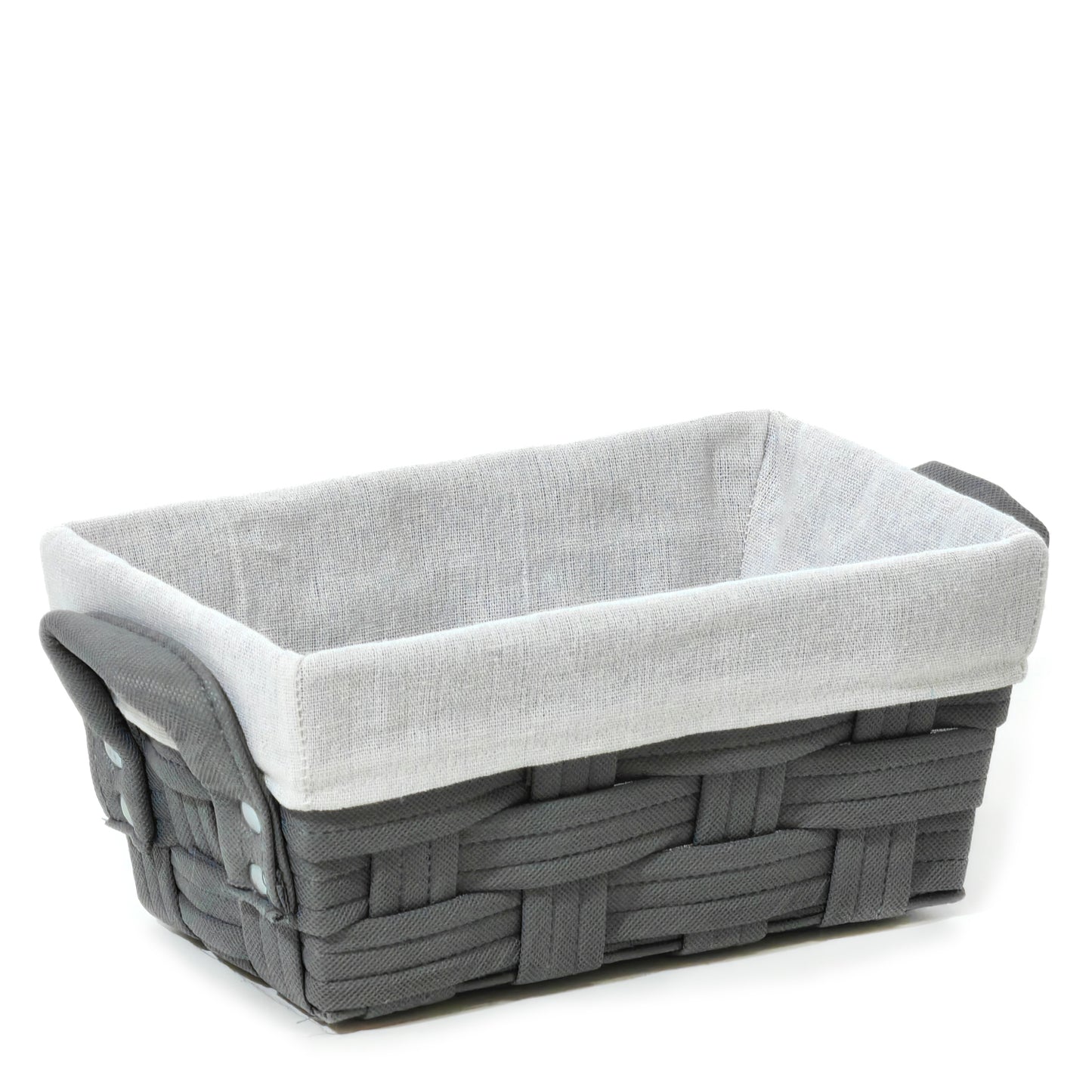 Καλάθι Με Λαβές Λευκό 28x17x13cm - Hippiehome.gr