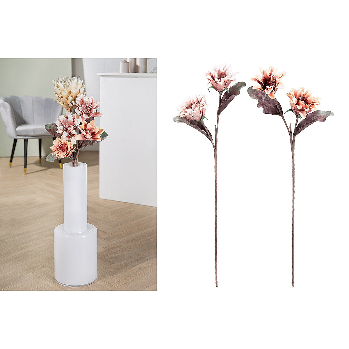 Φυτό ArteLibre Τεχνητό Foam 25x25x88cm Σε 2 Χρώματα - Hippiehome.gr