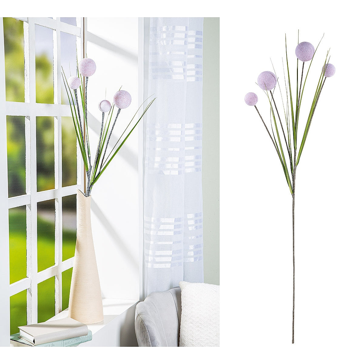 Κλαδί ArteLibre Τεχνητό Βιολετί 20x115cm - Hippiehome.gr