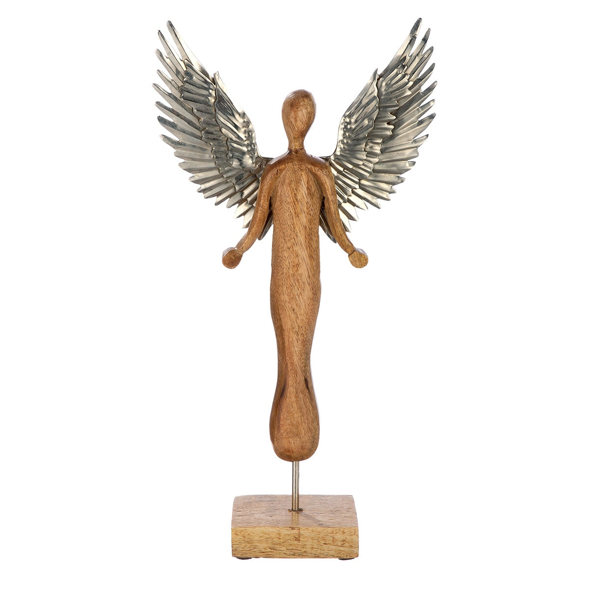 Φιγούρα Angels "Diana" Mango Ξύλο Ecru PU 4 19x7x36.5cm - Hippiehome.gr