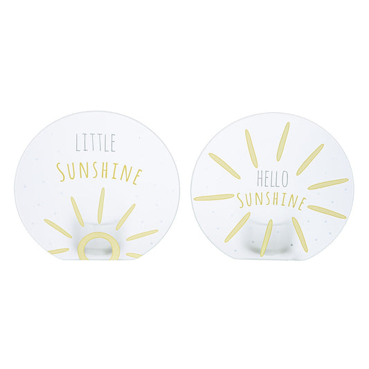 Ρεσώ Θήκη Sunshine Γυάλινο Γκρι Λευκό Yellow PU 12 Pcs. Assorted L. 5 cmh. 95 cm D. 10 cm - Hippiehome.gr