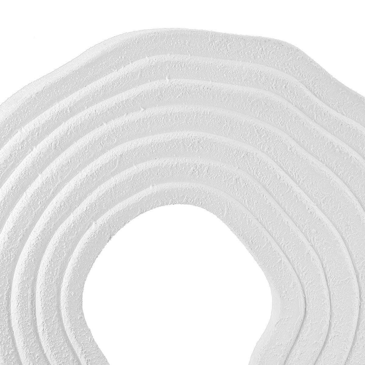 Stand Relief "Pezzo" Mdf Μαύρο Λευκό PU 20x6.5x30cm - Hippiehome.gr