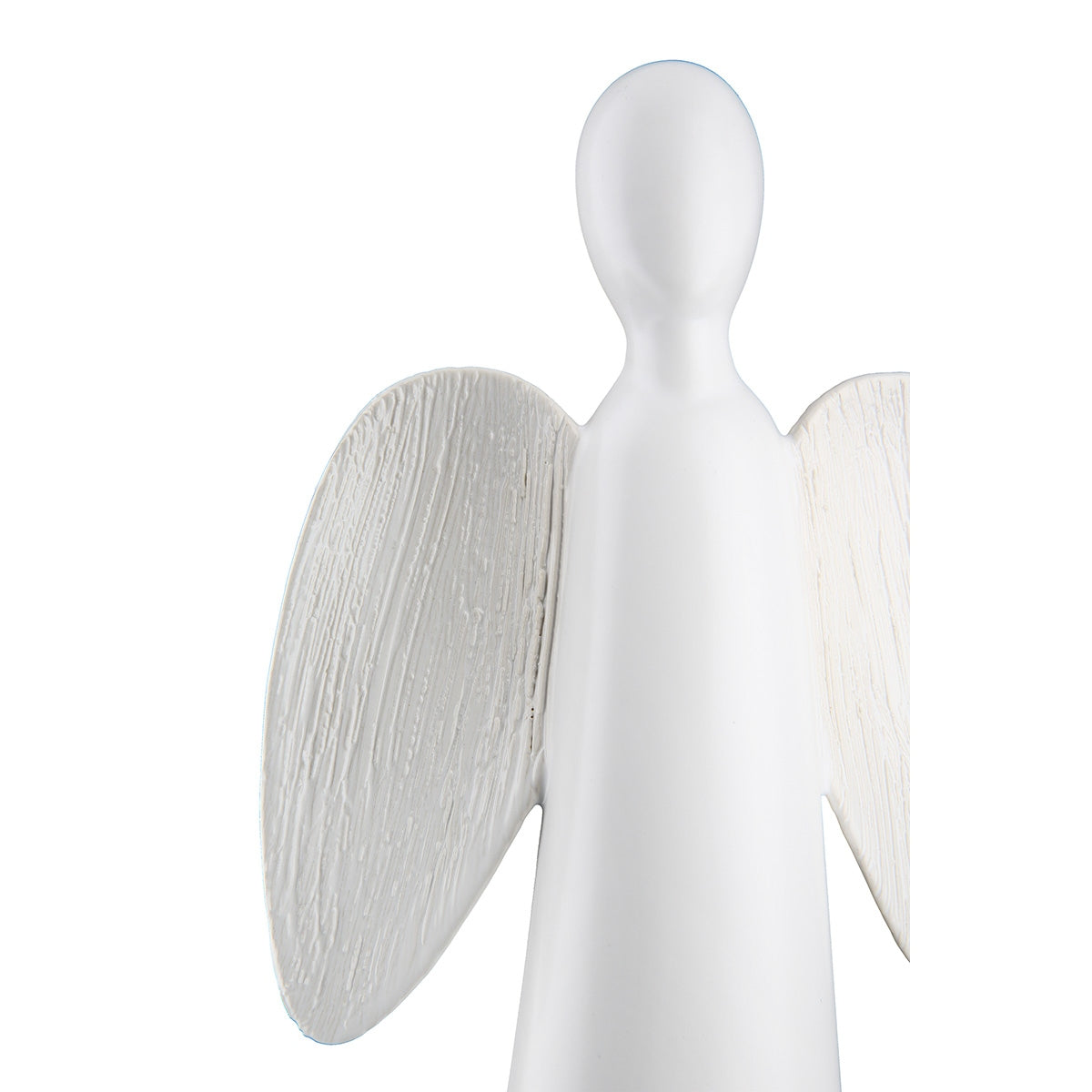 Φιγούρα Angels "Barbara" Κεραμικό Λευκό PU 13x7x24cm - Hippiehome.gr