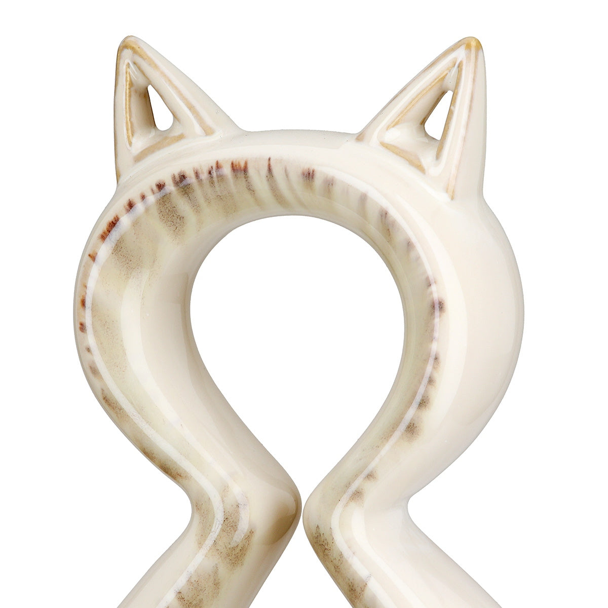 Φιγούρα Cat "Catty" Κεραμικό Cream PU 4 11x6x17cm - Hippiehome.gr