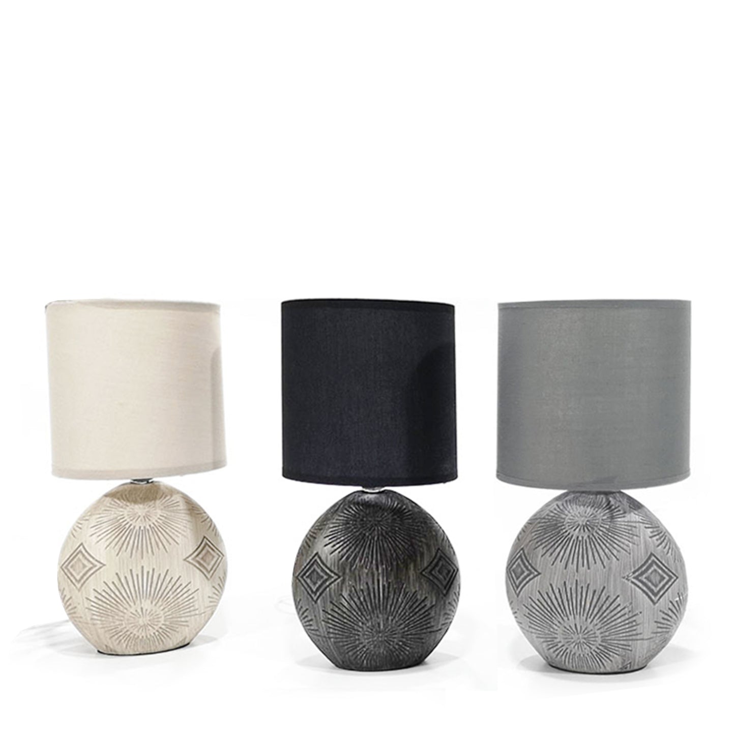 Φωτιστικό Επιτραπέζιο Με Καπέλο 27cm Σε 3 Σχέδια - Hippiehome.gr