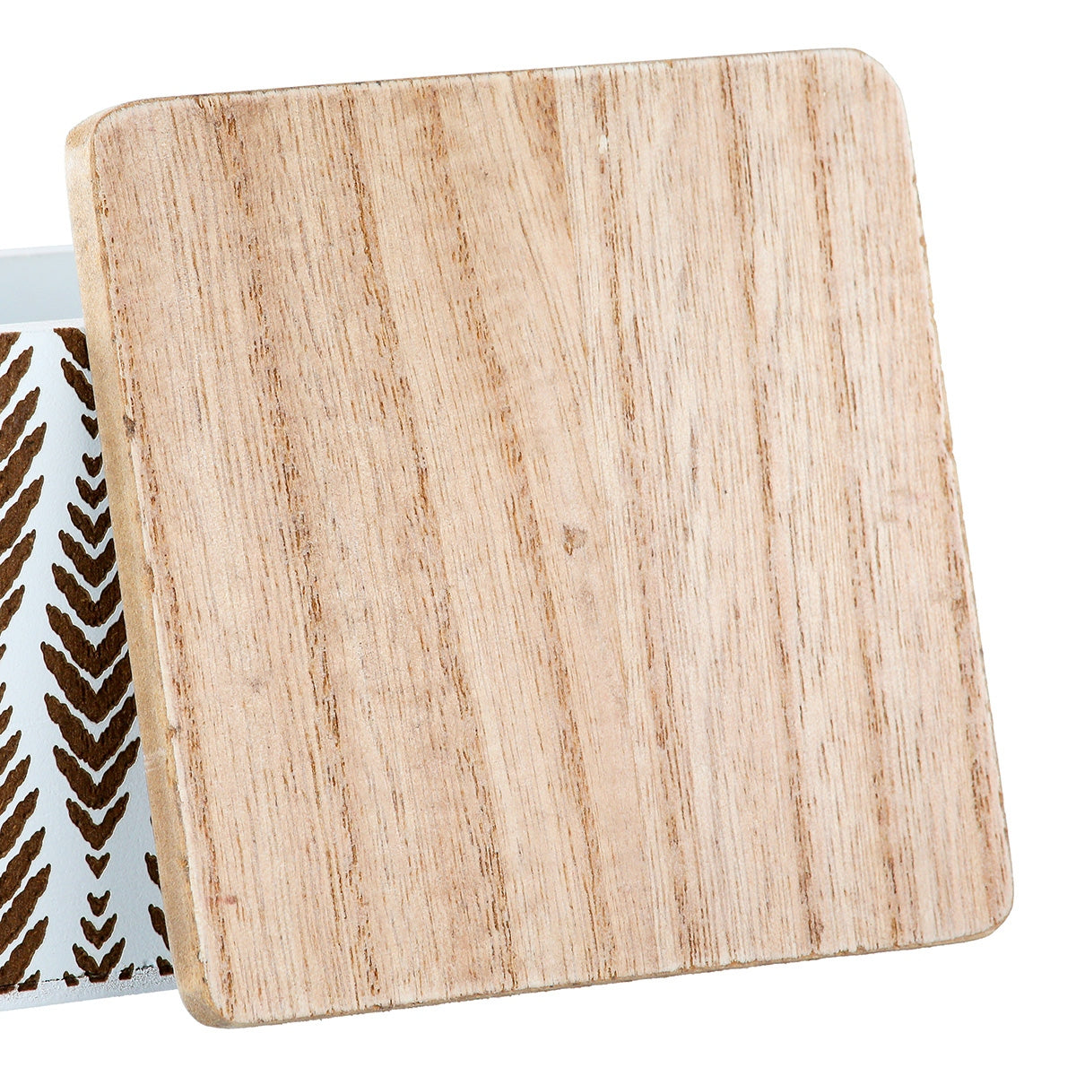 Σετ σουβέρ 7 τεμαχίων "Ferny" Ξύλο Εκρού 118X6X105Cm 118X6X105Cm - Hippiehome.gr