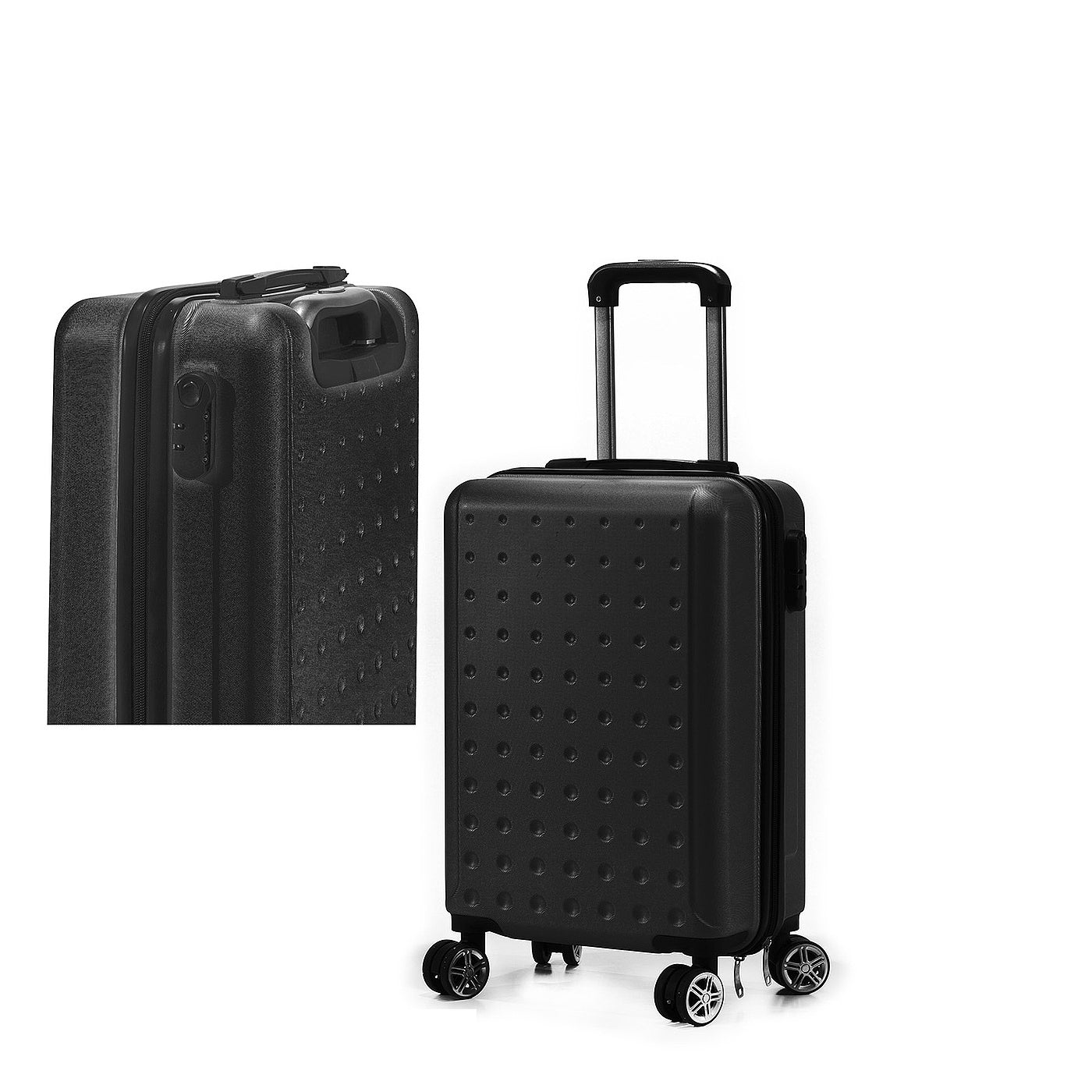 Βαλίτσα Καμπίνας Μαύρο 35x21x54cm - Hippiehome.gr