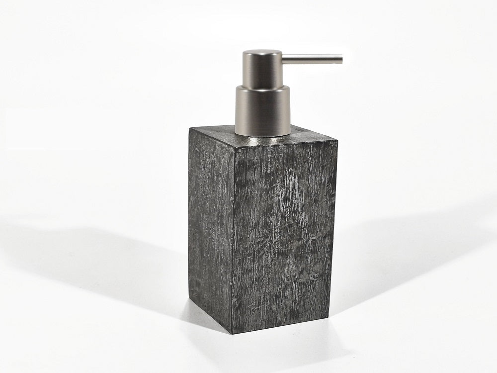 Ντισπένσερ Γκρι Όψη Ξύλο Polyresin - Hippiehome.gr