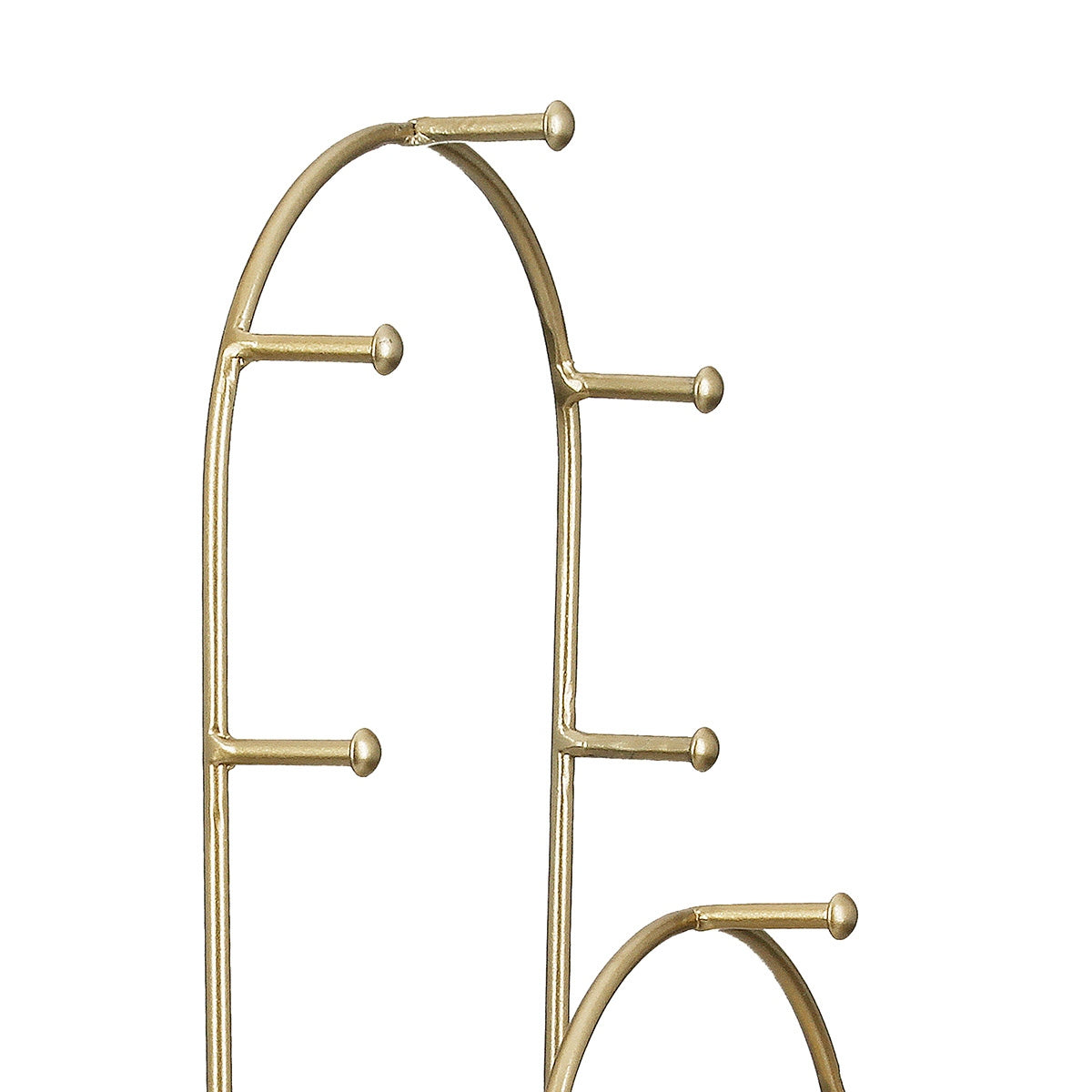 Σταντ κοσμήματος Μεταλλικό Χρυσό Χρώμα 13X13X31Cm 13X13X31Cm - Hippiehome.gr